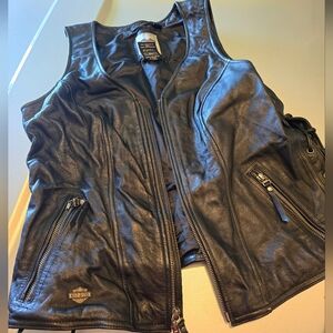 Womens Harley Davidson Leather Vest